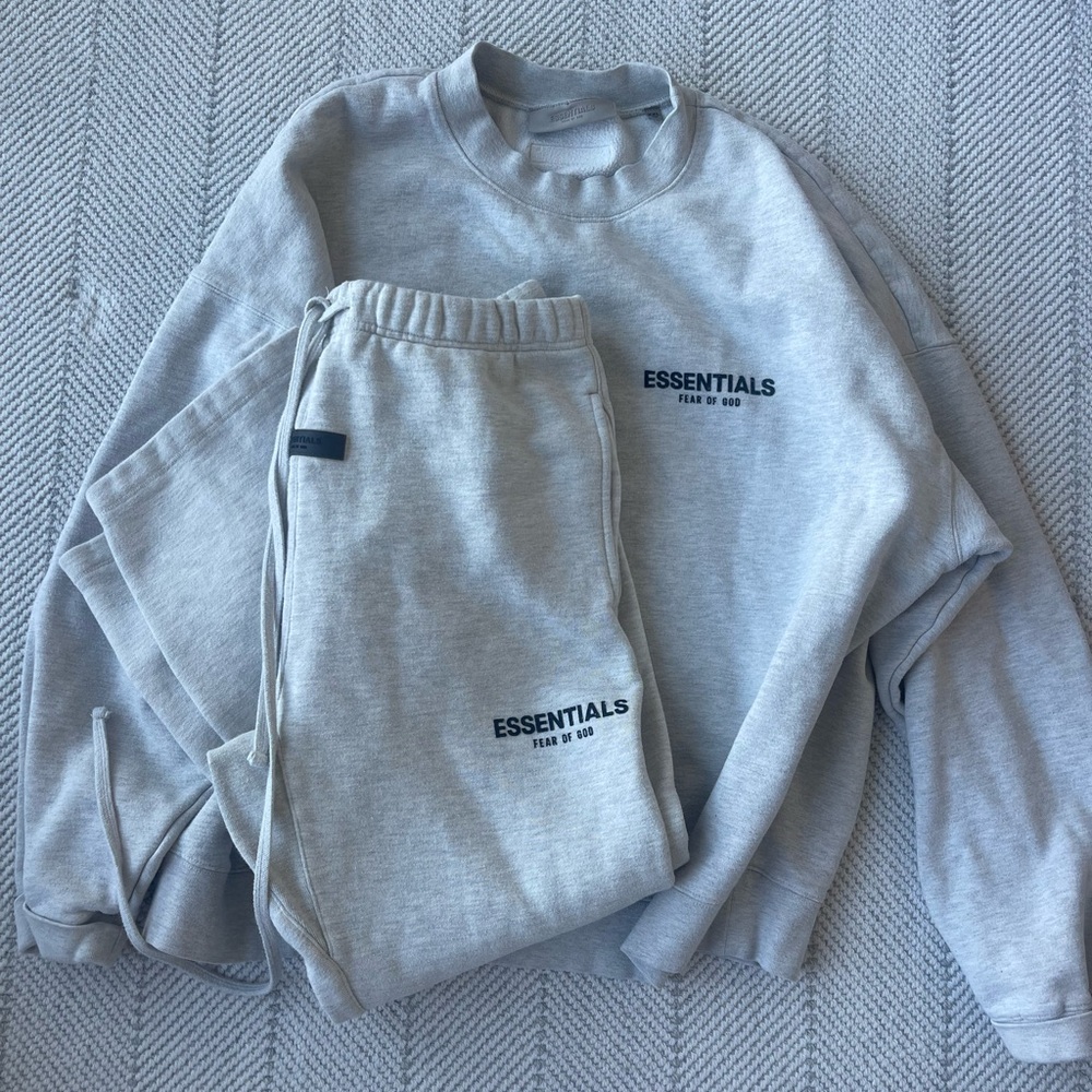Essentials Light Gray Loungewear Set - Picture 7 of 7